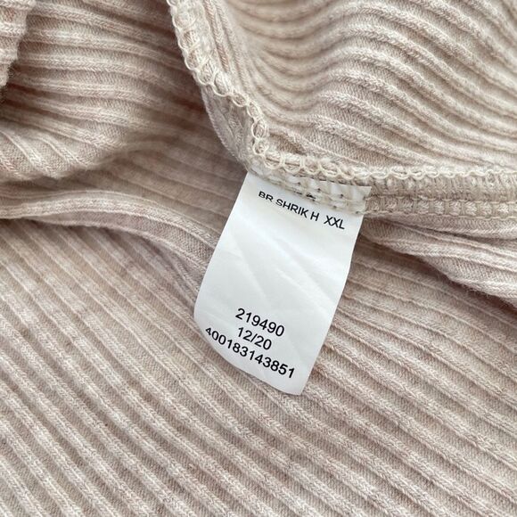 Nine West Essentials Women's Plus Size Ribbed Knit Tank Top Size XXL Tan - Picture 4 of 4